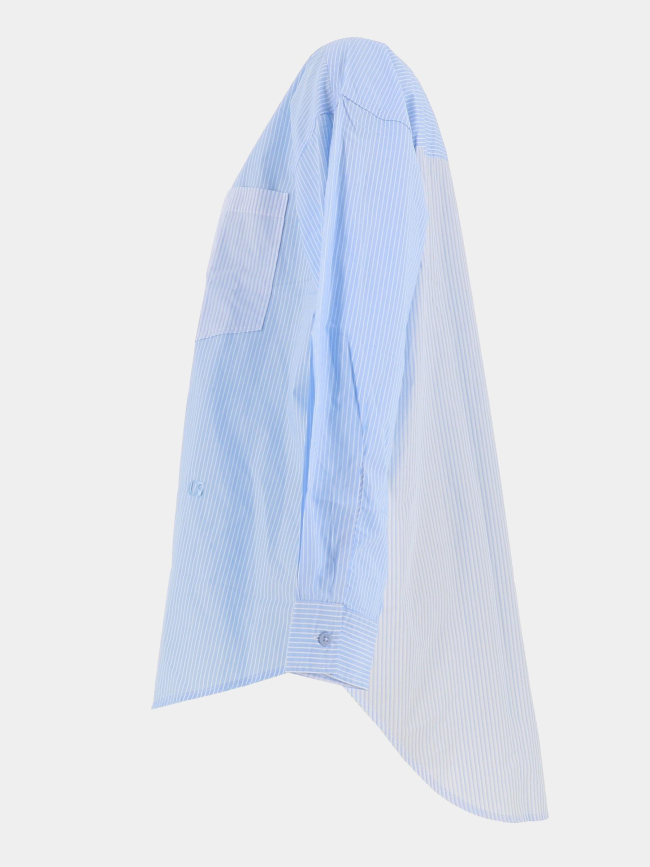 Chemise rayée arrakis bleu femme - Le Temps Des Cerises