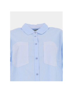 Chemise rayée arrakis bleu femme - Le Temps Des Cerises
