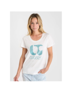 T-shirt pailleté taolo blanc femme - Le Temps Des Cerises