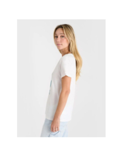 T-shirt pailleté taolo blanc femme - Le Temps Des Cerises