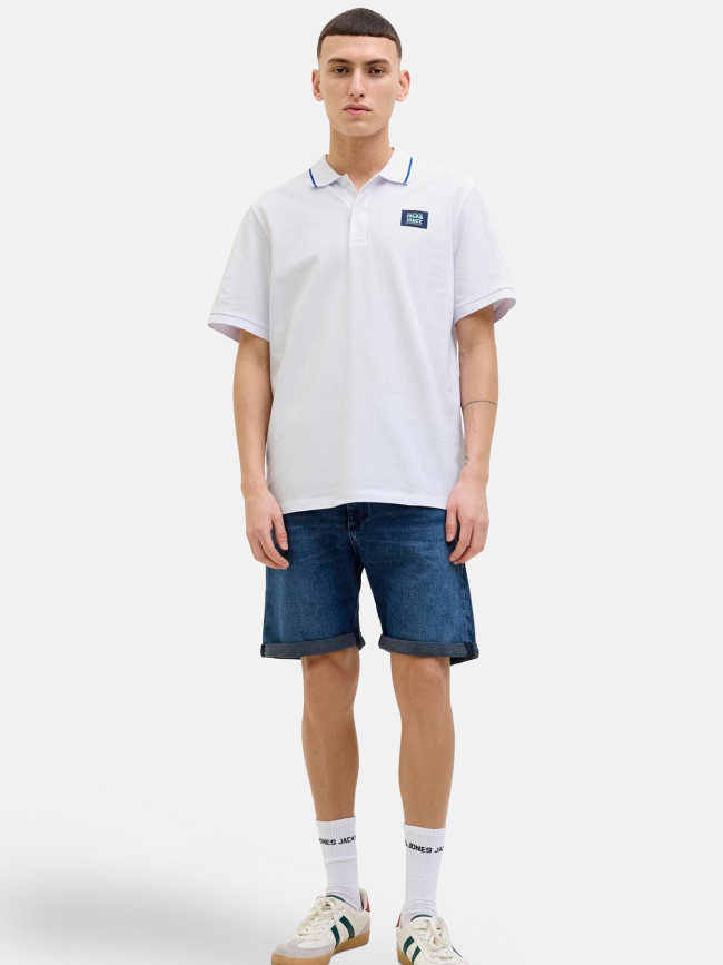 Polo hudson blanc homme - Jack & Jones