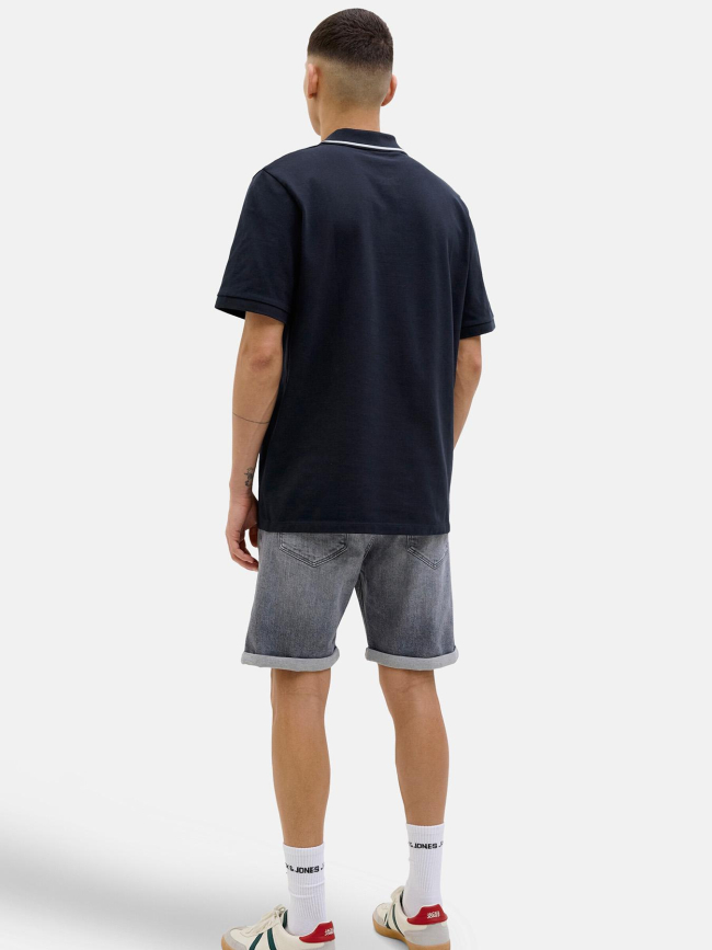 Polo hudson bleu marine homme - Jack & Jones