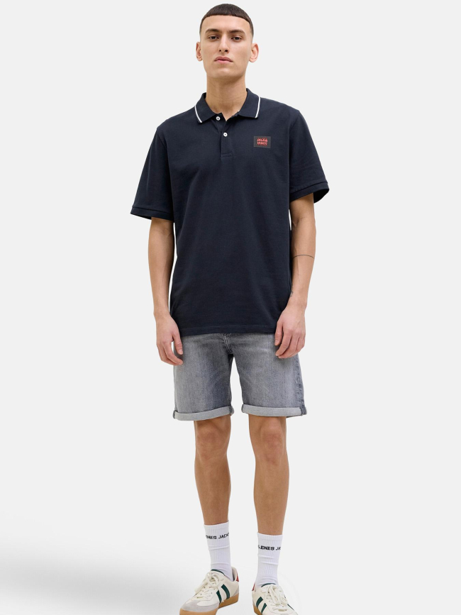 Polo hudson bleu marine homme - Jack & Jones