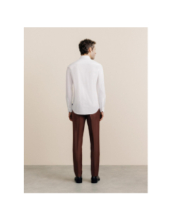 Chemise en coton palo blanc homme - Izac