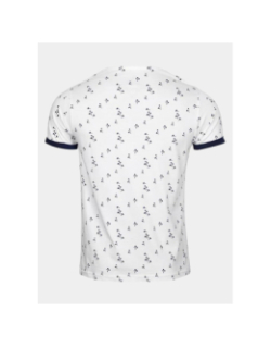 T-shirt imprimé maceo blanc homme - La Maison Blaggio