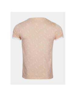 T-shirt imprimé maceo pastel orange homme - La Maison Blaggio