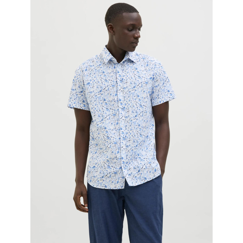 Chemise à fleurs summer bleu homme - Jack & Jones