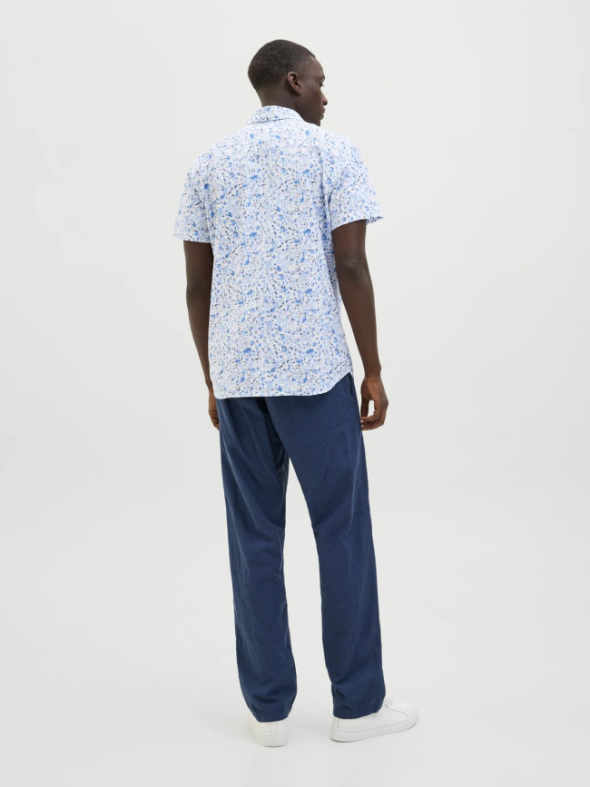 Chemise à fleurs summer bleu homme - Jack & Jones