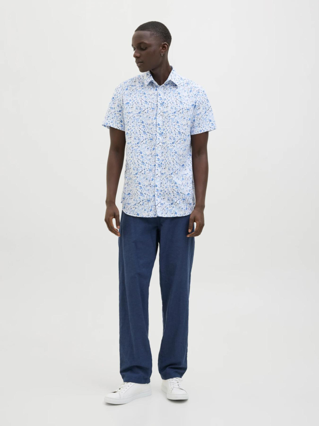 Chemise à fleurs summer bleu homme - Jack & Jones