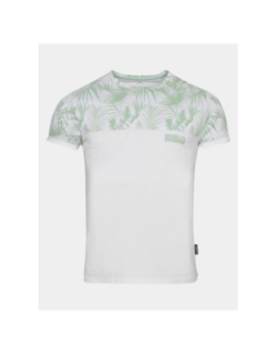 T-shirt imprimés marou blanc vert homme - La Maison Blaggio