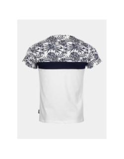 T-shirt maldives blanc bleu homme - La Maison Blaggio