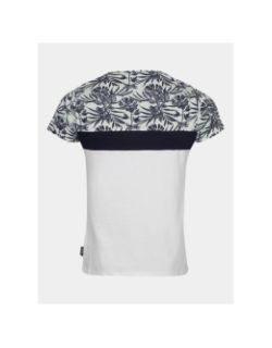 T-shirt maldives blanc vert bleu homme - La Maison Blaggio