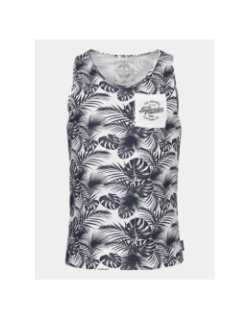 Débardeur palmier monro bleu marine homme - La Maison Blaggio