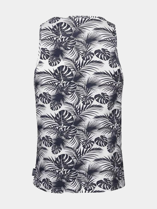 Débardeur palmier monro bleu marine homme - La Maison Blaggio