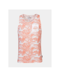 Débardeur palmier monro orange homme - La Maison Blaggio