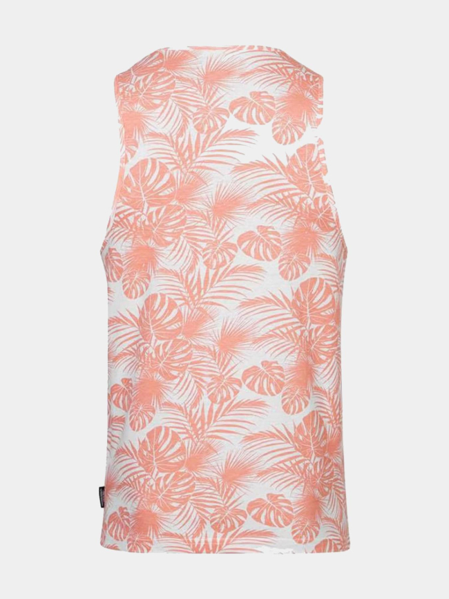 Débardeur palmier monro orange homme - La Maison Blaggio