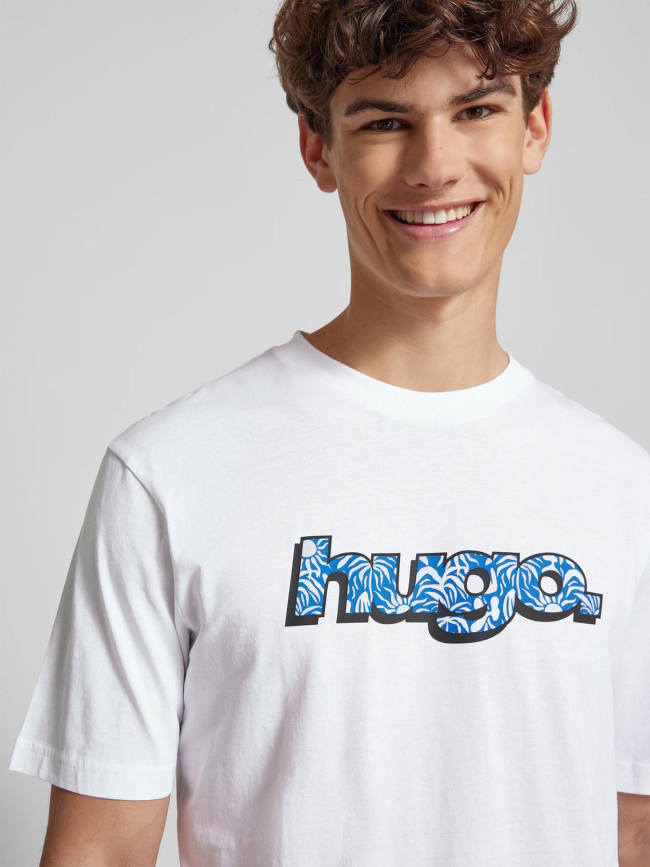 T-shirt nugibol blanc homme - Hugo