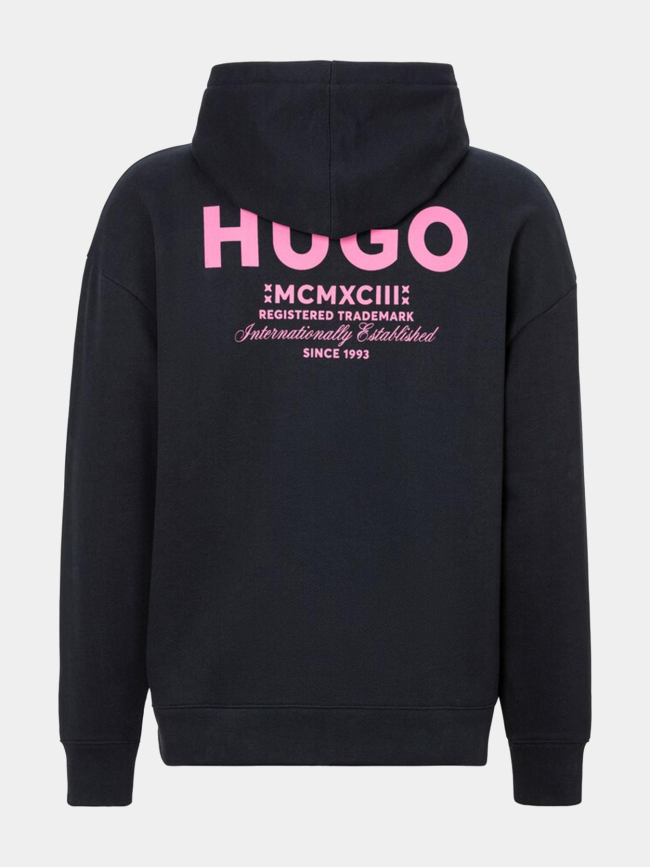 Sweat à capuche nazardo noir homme - Hugo