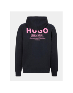 Sweat à capuche nazardo noir homme - Hugo