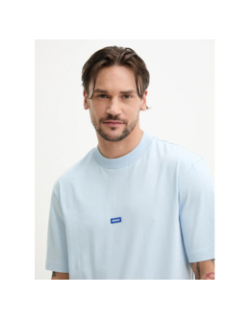 T-shirt nieros open bleu clair homme - Hugo