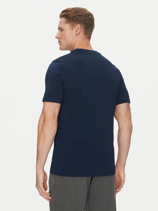 T-shirt à imprimé photo bleu marine homme - Tommy Hilfiger