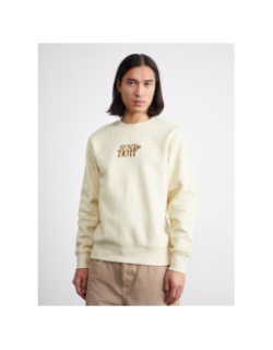 Sweatshirt rayé club aop beige homme - Nike