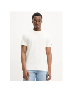 T-shirt regular bubble écru homme - Tommy Jeans