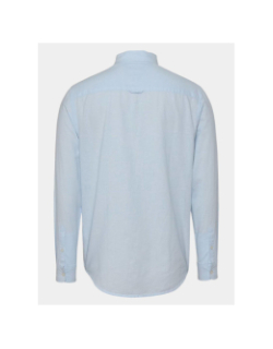 Chemise regular linen bleu clair homme - Tommy Jeans