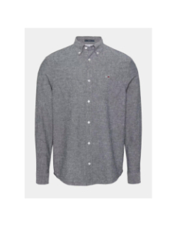 Chemise regular linen bleu homme - Tommy Jeans