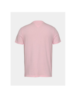 T-shirt slim jaspe rose homme - Tommy Jeans