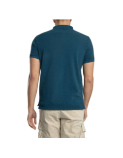 Polo vintage destroy bleu homme - Superdry