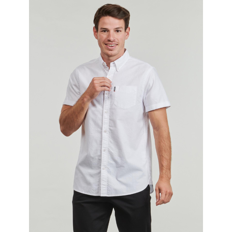 Chemise oxford optic blanc homme - Superdry