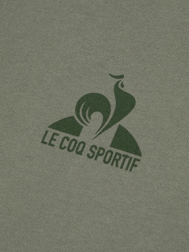 T-shirt monochrome kaki homme - Le Coq Sportif