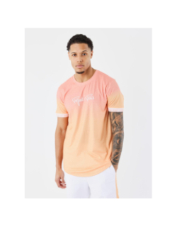 T-shirt signature dégradé orange rose homme - Project X Paris