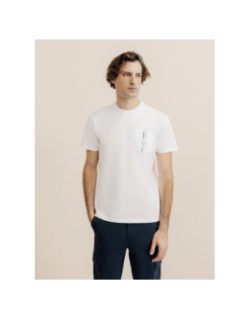 T-shirt à poche gouze blanc homme - Izac