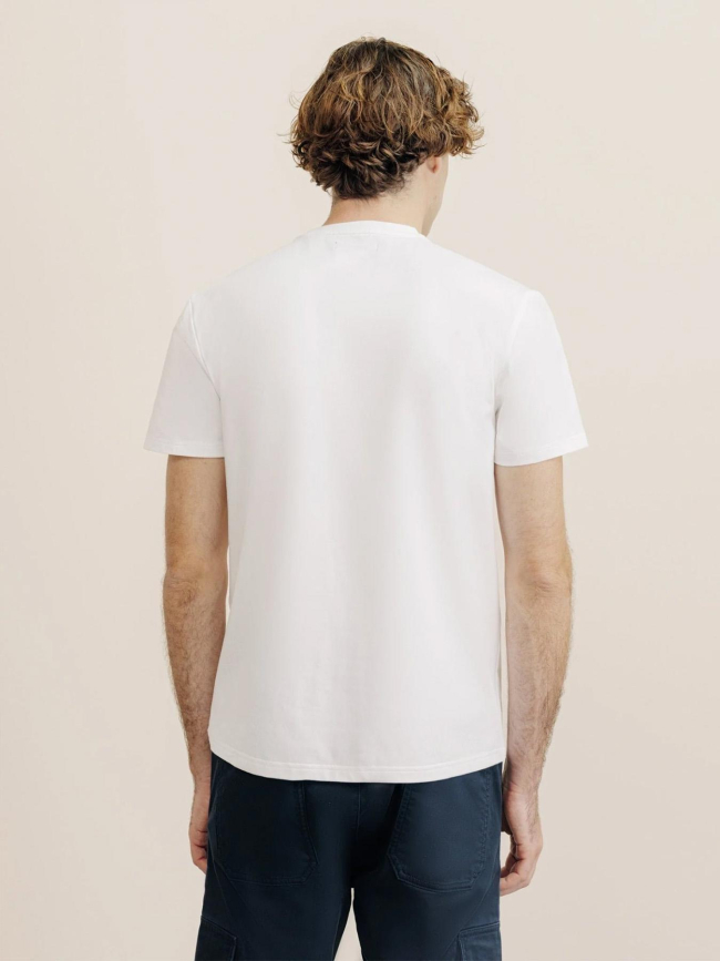 T-shirt à poche gouze blanc homme - Izac