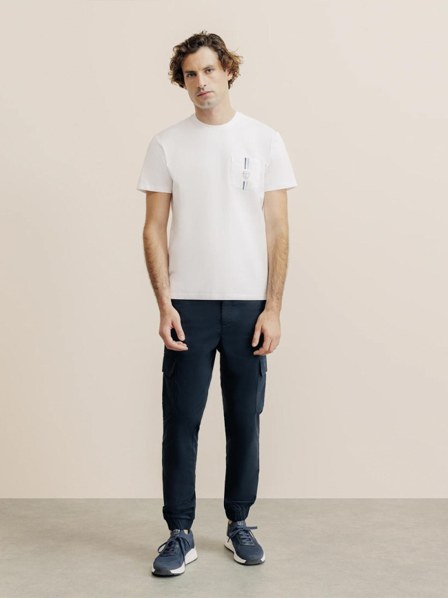 T-shirt à poche gouze blanc homme - Izac
