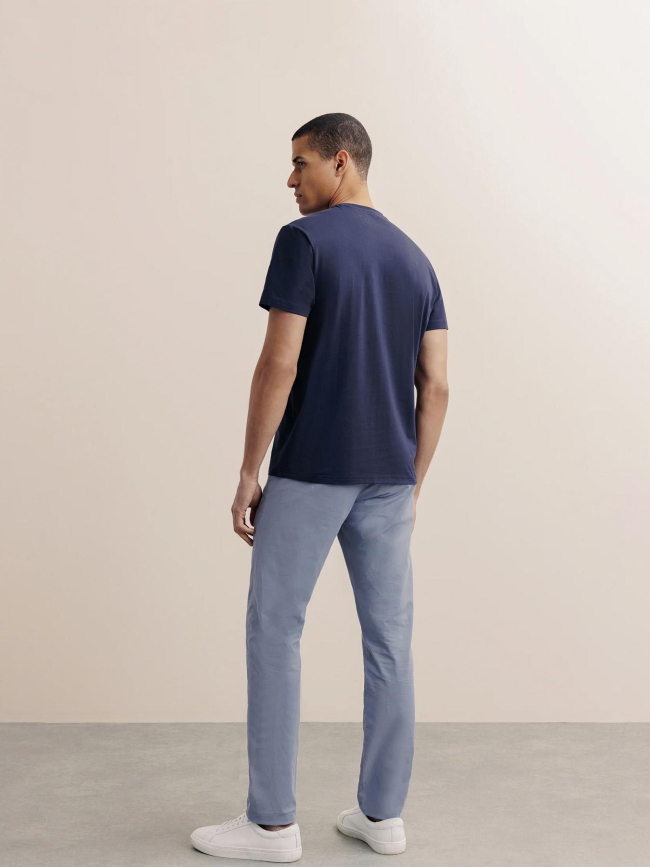 T-shirt à poche gouze bleu marine homme - Izac