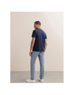 T-shirt à poche gouze bleu marine homme - Izac