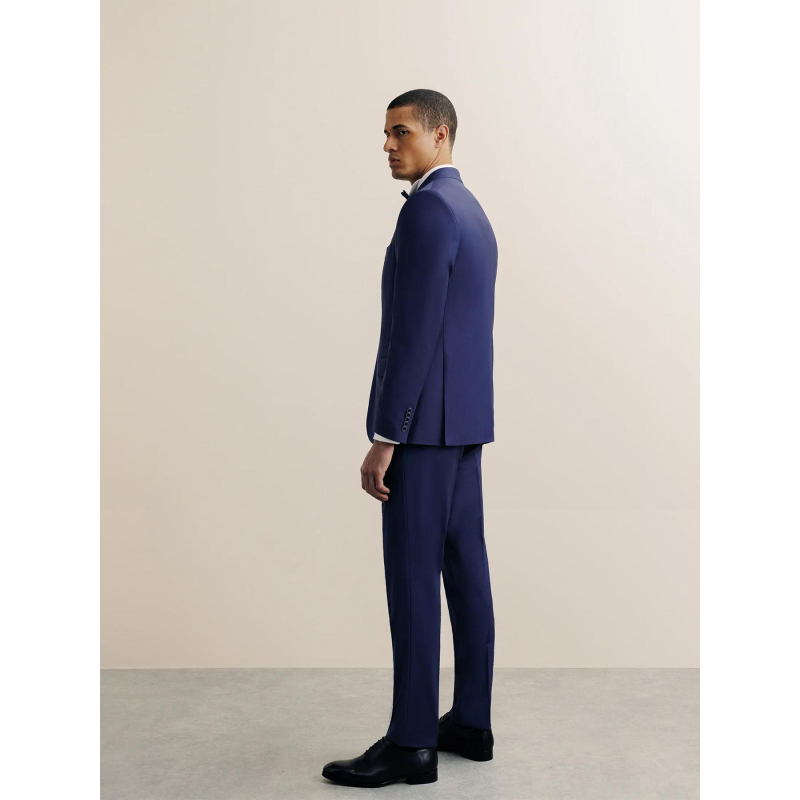 Costume 2 boutons en laine jfavori bleu marine homme - Izac