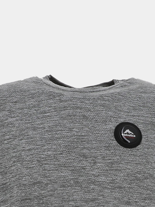 T-shirt optimus gris chiné homme - Helvetica