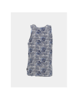 Débardeur rayé palmier moon bleu marine homme - La Maison Blaggio