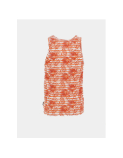 Débardeur rayé palmier moon orange homme - La Maison Blaggio