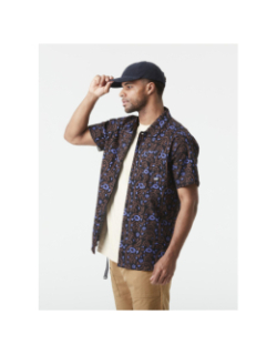 Chemise imprimée mataikona violet homme - Picture