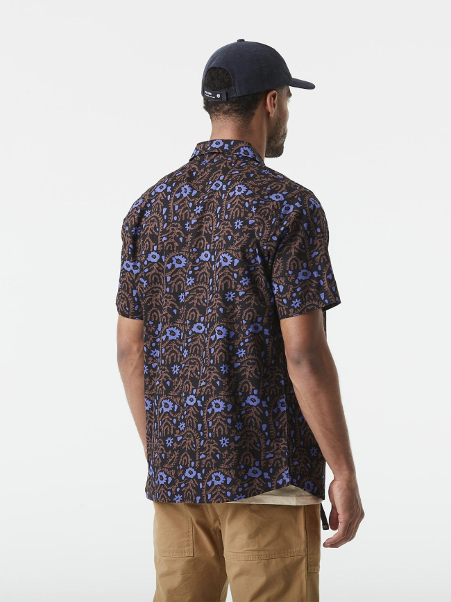 Chemise imprimée mataikona violet homme - Picture