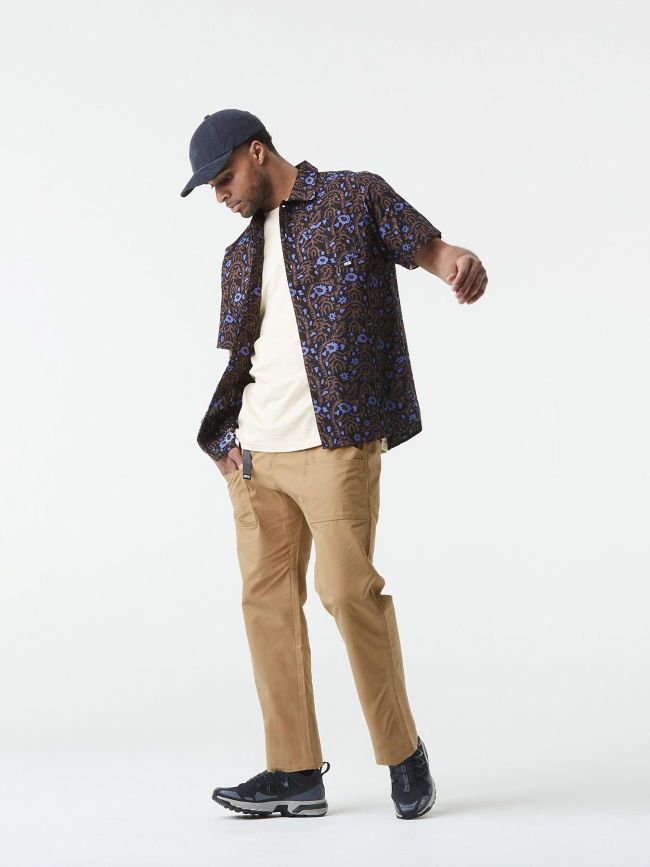 Chemise imprimée mataikona violet homme - Picture