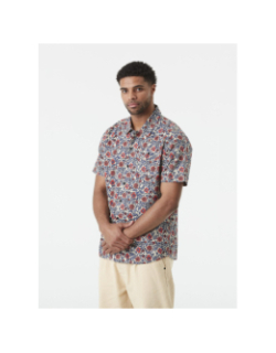Chemise à manches courtes floral mataikona multicolore homme - Picture