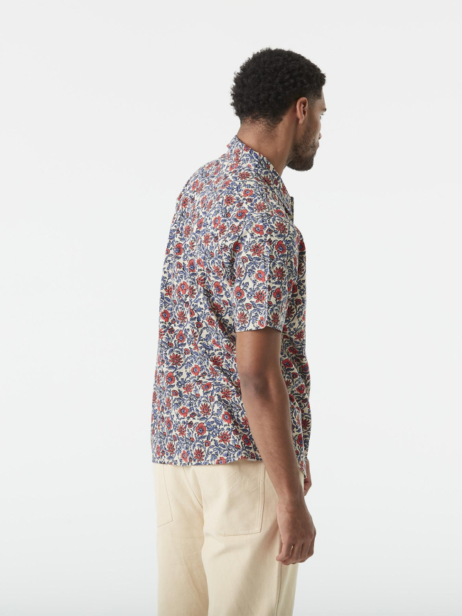 Chemise à manches courtes floral mataikona multicolore homme - Picture