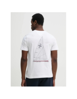 T-shirt outline sailing blanc homme - Tommy Hilfiger