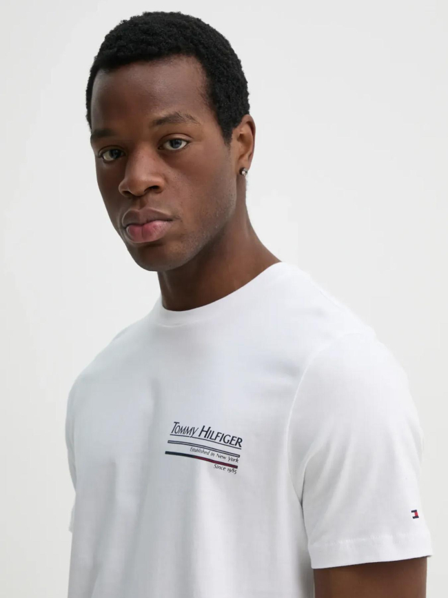 T-shirt outline sailing blanc homme - Tommy Hilfiger